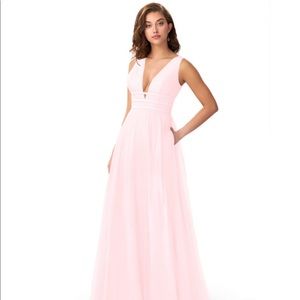 Azazie Katana, size 14, blushing pink
